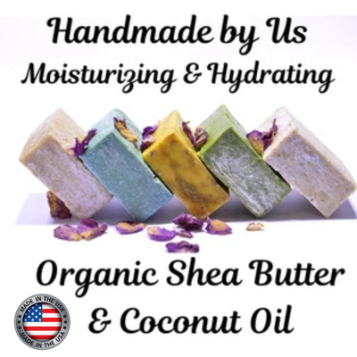 #ad Handmade Soap Bars YOU CHOOSE w Organic Shea Butter amp; Coconut Oil 4.5 oz. $7.99