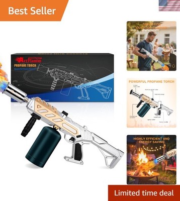Powerful Propane Torch Gun, Kitchen Grill Torch with Detachable Design, Adjus...