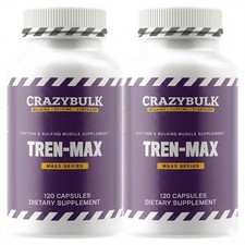 CRAZYBULK TREN-MAX | Paquete de 2 suplementos anabólicos naturales para el culturismo