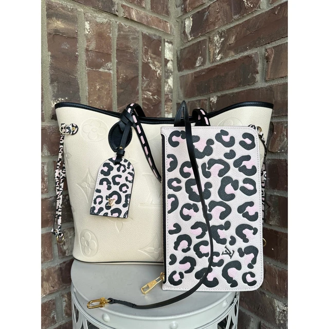Louis Vuitton Neverfull NM Tote Wild at Heart Monogram Empreinte Giant MM