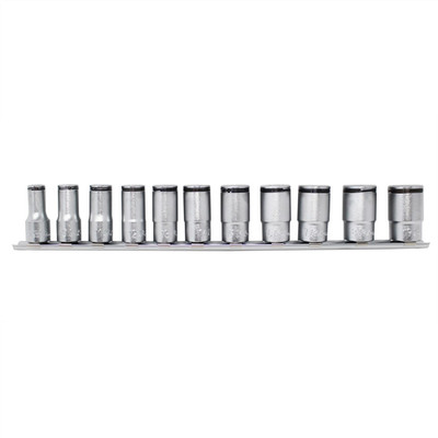 Ko-ken USA Spezial 3/8 Quadrat Dr.Semi-Deep Sockel Set 8-19mm Nut Griff 11 Stk