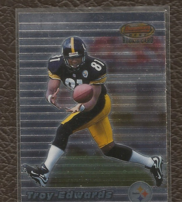 Troy Edwards Bowman's Best #130 Base