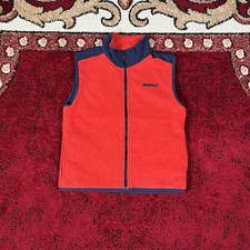 Vintage Y2K Nike Reversible Fleece Retro Logo Spellout Vest Youth Size M 5/6