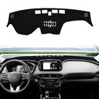 For 2019-2023 Hyundai Santa Fe Accessories Dashboard Cover Dash Mat Pad Black