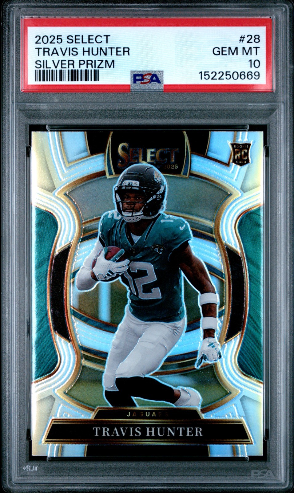Travis Hunter Panini Select #28 Silver
