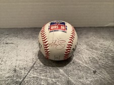 1998 World Series National League Padres Mark Sweeney Ruben Rivera Signed Ball