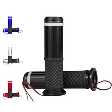 Universal Motorcycle Handlebar Grips Fits for Motorcycles with 7/8" Left Black