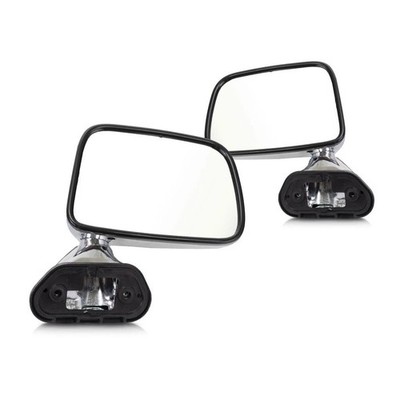 Chrome Mirrors Left & Right Set For 1989-1995 Toyota Pickup