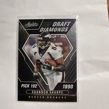2022 Panini Absolute Shannon Sharpe Draft Diamonds #DD-7 Denver Broncos