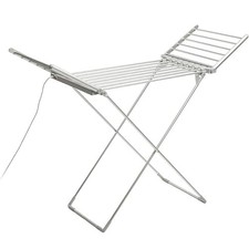 Stendibiancheria Elettrico 260W a Cavalletto con Ali Alluminio 15m Pieghevole