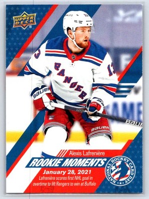 2021 Upper Deck National Hockey Card Day USA Alexis Lafreniere #USA-16 Rangers