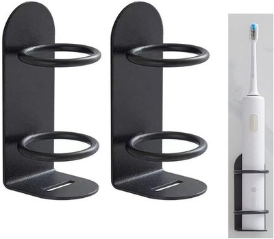 Mighty Eco-Friendly Wall Toothbrush Holder for Bathroom - No Drilling, 2Pack