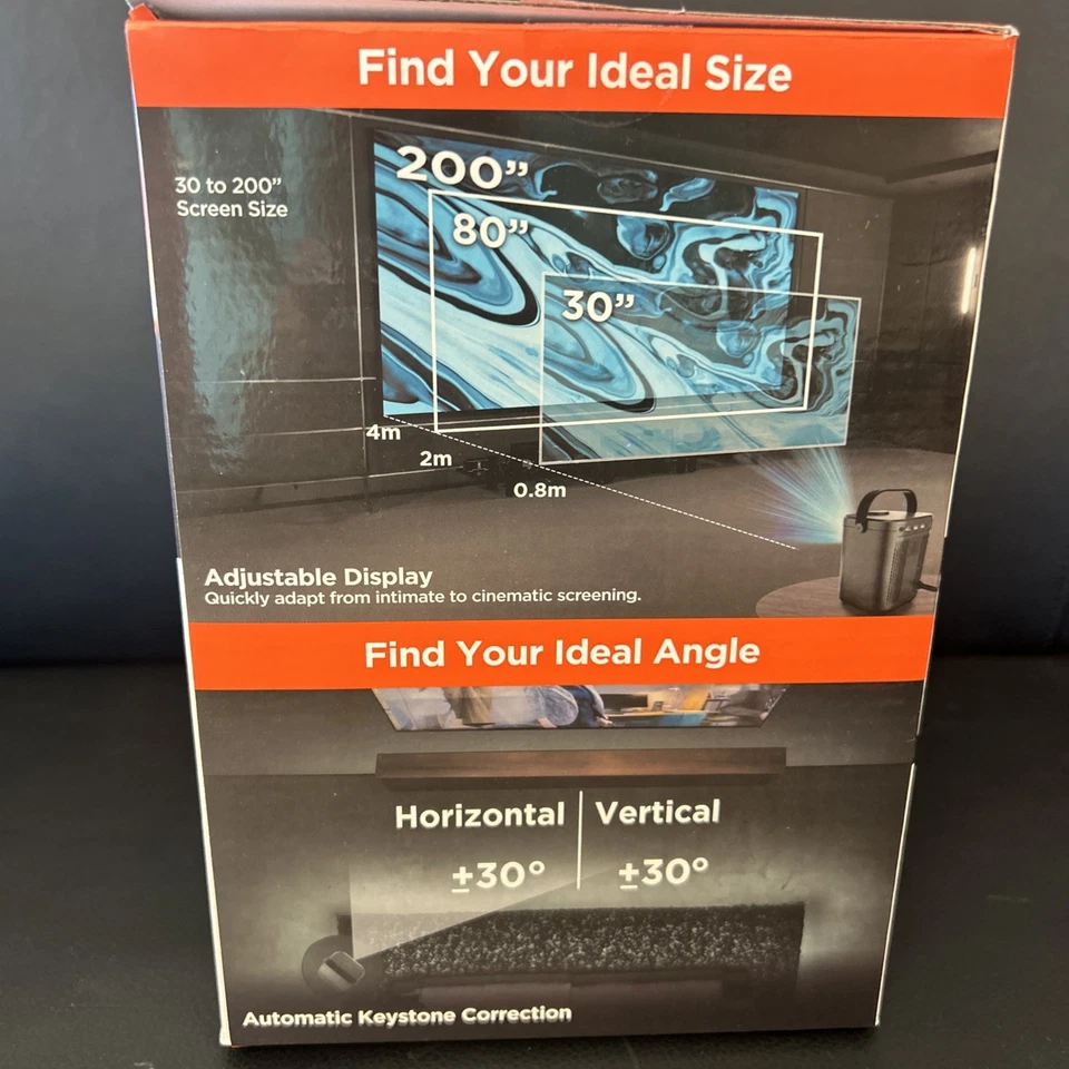 NEW Hypergear CinéMini Portable Mini Projector HD Bluetooth & Built In Speaker - Image 4 of 4