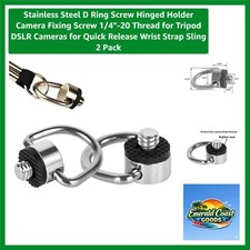 Durable Stainless Steel Camera Fixing Screw - 1/4"-20 for Quick Attachments