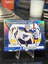 2025-26 Upper Deck Series 1 Tracking Systems #TS-25 Jordan Binnington