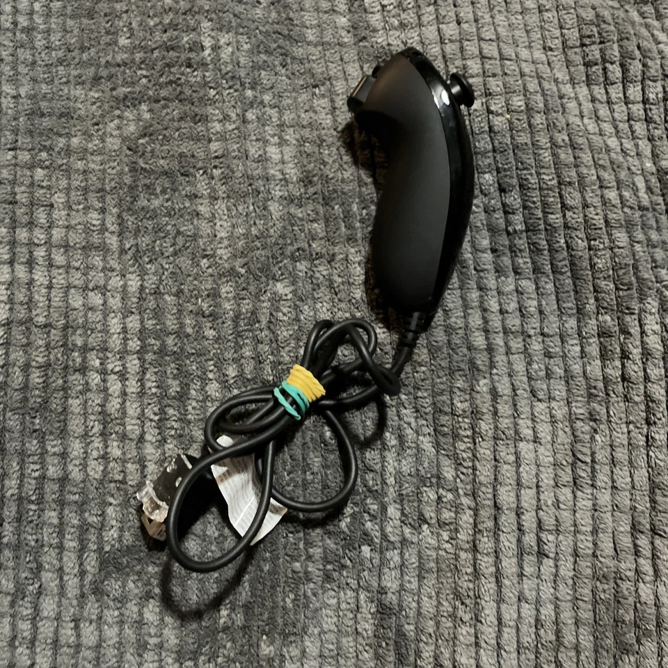 Nintendo Wii Black Nunchuck Controller Generic - Image 2 of 2