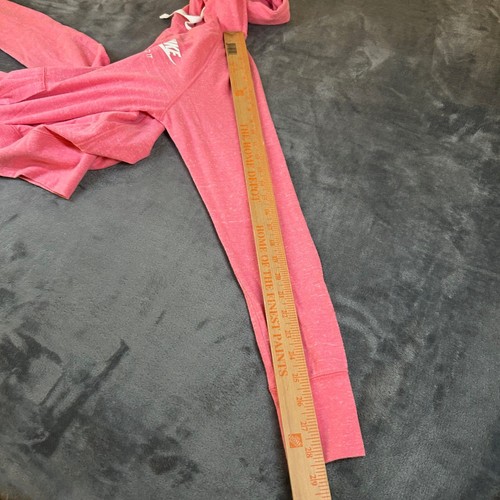 Nike Full Zip Hoodie Just Do It Logo Activewear Jacket Pockets Pink Womens Small - Picture 10 of 11