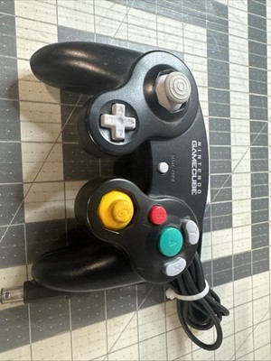 OEM Nintendo GameCube Black Controller DOL-003 Authentic Tight Stick