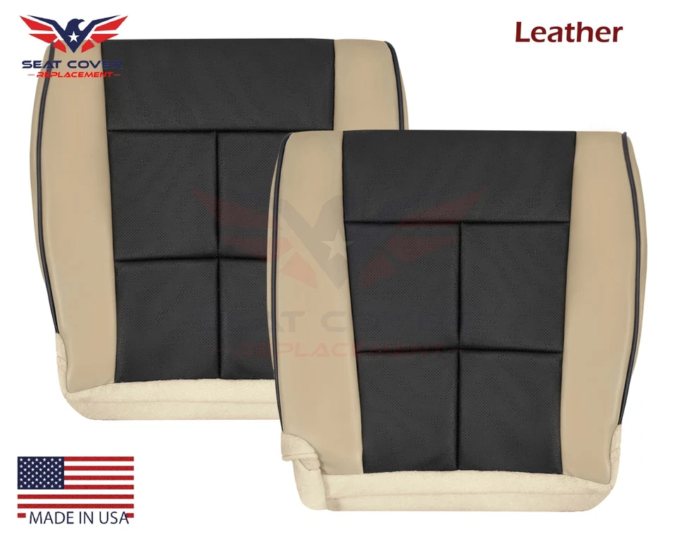 Cubierta de asiento de repuesto para conductor pasajero Lincoln Navigator 2007-2014 en color tostado Foto 4 de 4