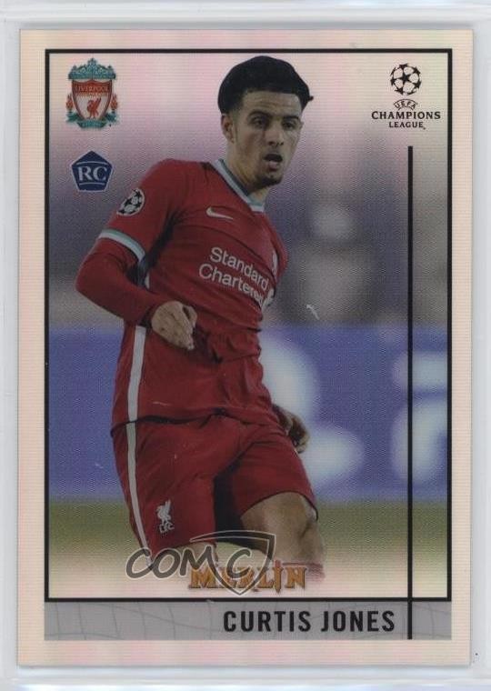 2020 Topps Merlin Collection Chrome UCL Refractor Curtis Jones #41 Rookie RC 1u6