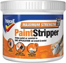Image of Polycell Maximum Strength Paint Stripper Wood Metal Interior MSPS500 500ml