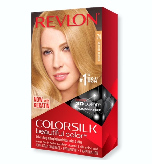Silk Beautiful Color 74 Medium Blonde New