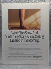 Vintage Southwestern Bell Smithsonian World 1988 Print Advertising Full Page Ad