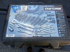 Craftsman USA 126pc Mechanics Tool Socket Ratchet Set 33526 Set Partial ~85%