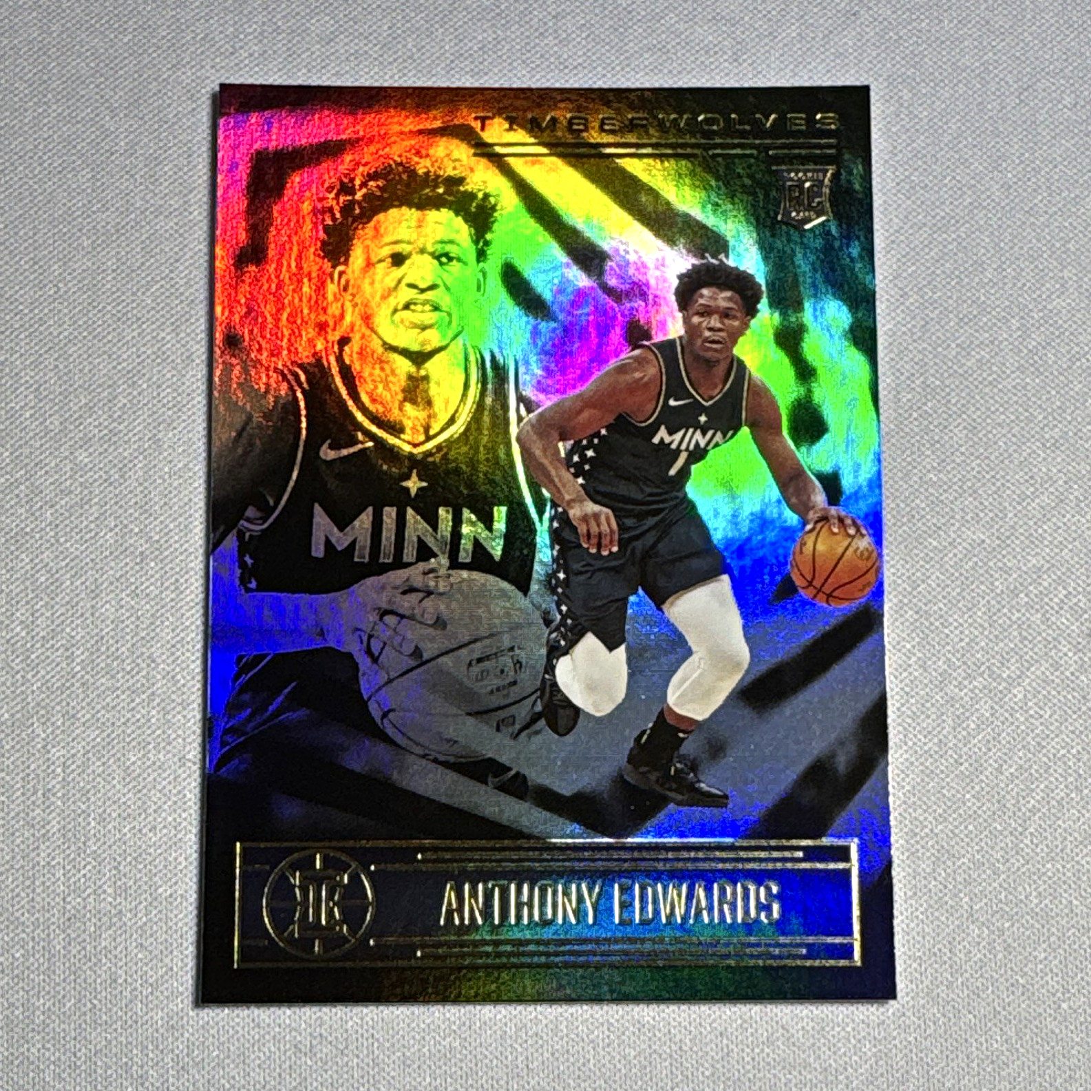 Panini 2020-21 Illusions Rookies Anthony Edwards Timberwolves #152 RC Base