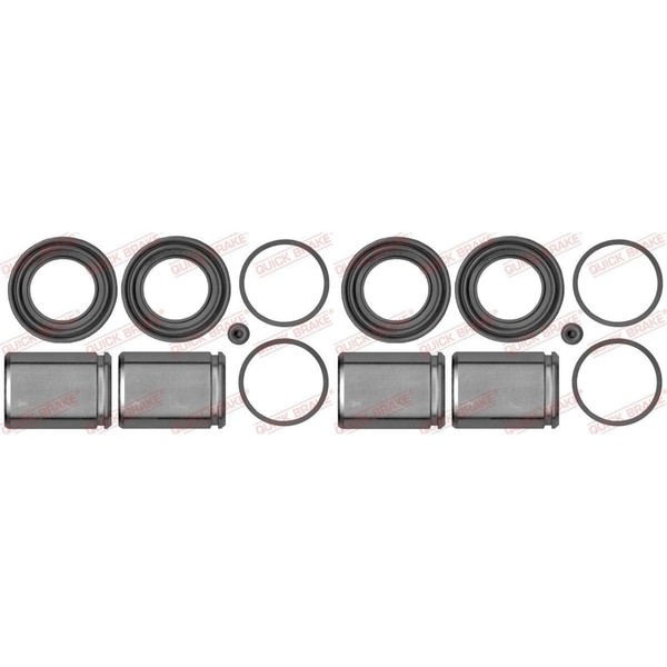 2X Quick Brake Reparatursatz Bremssattel Hinten Vorne Passend FüR Nissan Cabstar-image