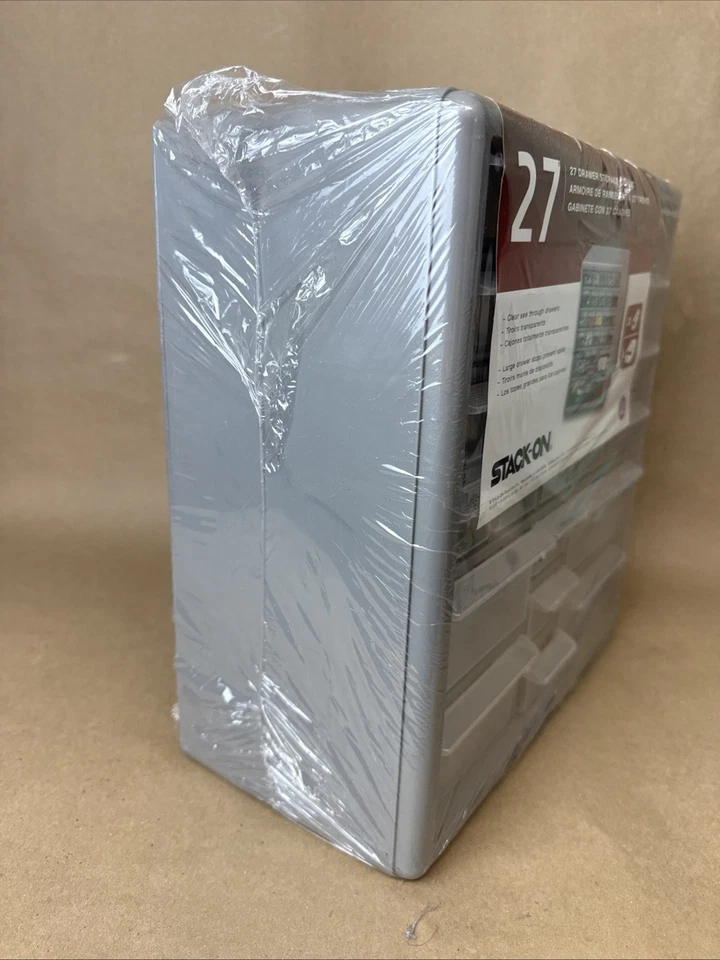 Stack-On Hardware & Craft Storage Cabinet 27 Drawer Organizer Made In USA - Image 4 of 4