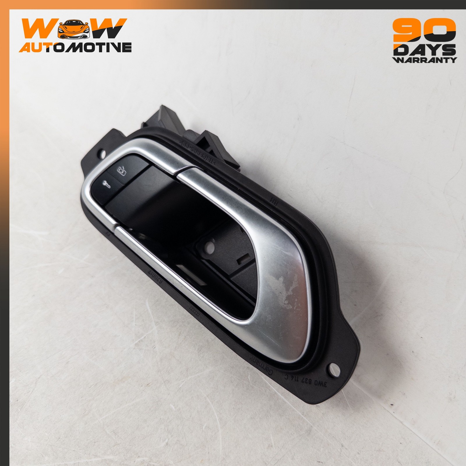 04-11 BENTLEY CONTINENTAL GTC GT RIGHT PASSENGER SIDE INTERIOR DOOR HANDLE OEM