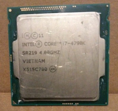 Intel Core i7-4790K CPU, 8MB Cache, up to 4.40GHz, Socket FCLGA1150, SR219