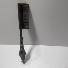 Vintage Kentucky Maid Brass Hair Straightener Pressing Hot Comb all Metal