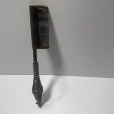 Vintage Kentucky Maid Brass Hair Straightener Pressing Hot Comb all  Metal