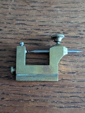Miniature Brass Pivot Lathe, Used, Antique Watchmaker Tool #S232