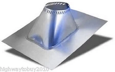 Selkirk Sure-Temp 208825 8" 8T-AF6 Adjustable Pitch Chimney Pipe Roof Flashing