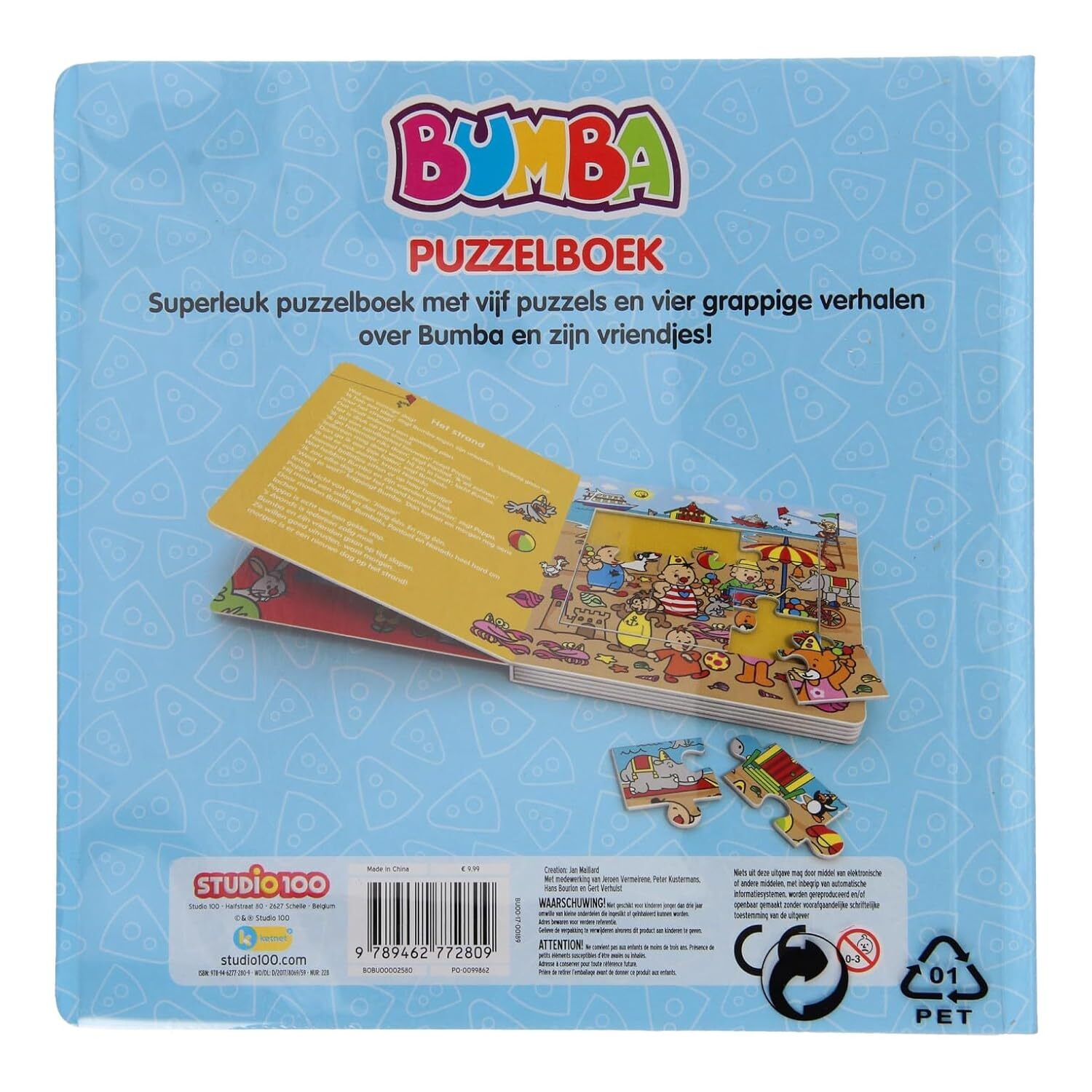 Thumbnail - Jan Maillard Puzzelboek Met Leuke Verhaaltjes (bumba) (gebundene