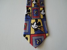 DISNEY MICKEY POLY TIE POLIESTERE CRAVATTA MADE IN ITALY 1792