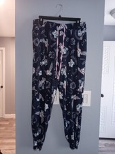 Harry Potter Wizarding World Hogwarts Sleepwear Pants Size L 12-14 Drawstring