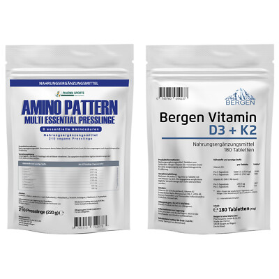 Amino Pattern Multi Essential + Vitamin D3 5000 Vitamin K2 200 390 Tabletten