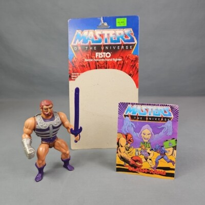 Vintage Fisto Complete Masters Of the Universe MOtU Mattel 1983 Hong Kong