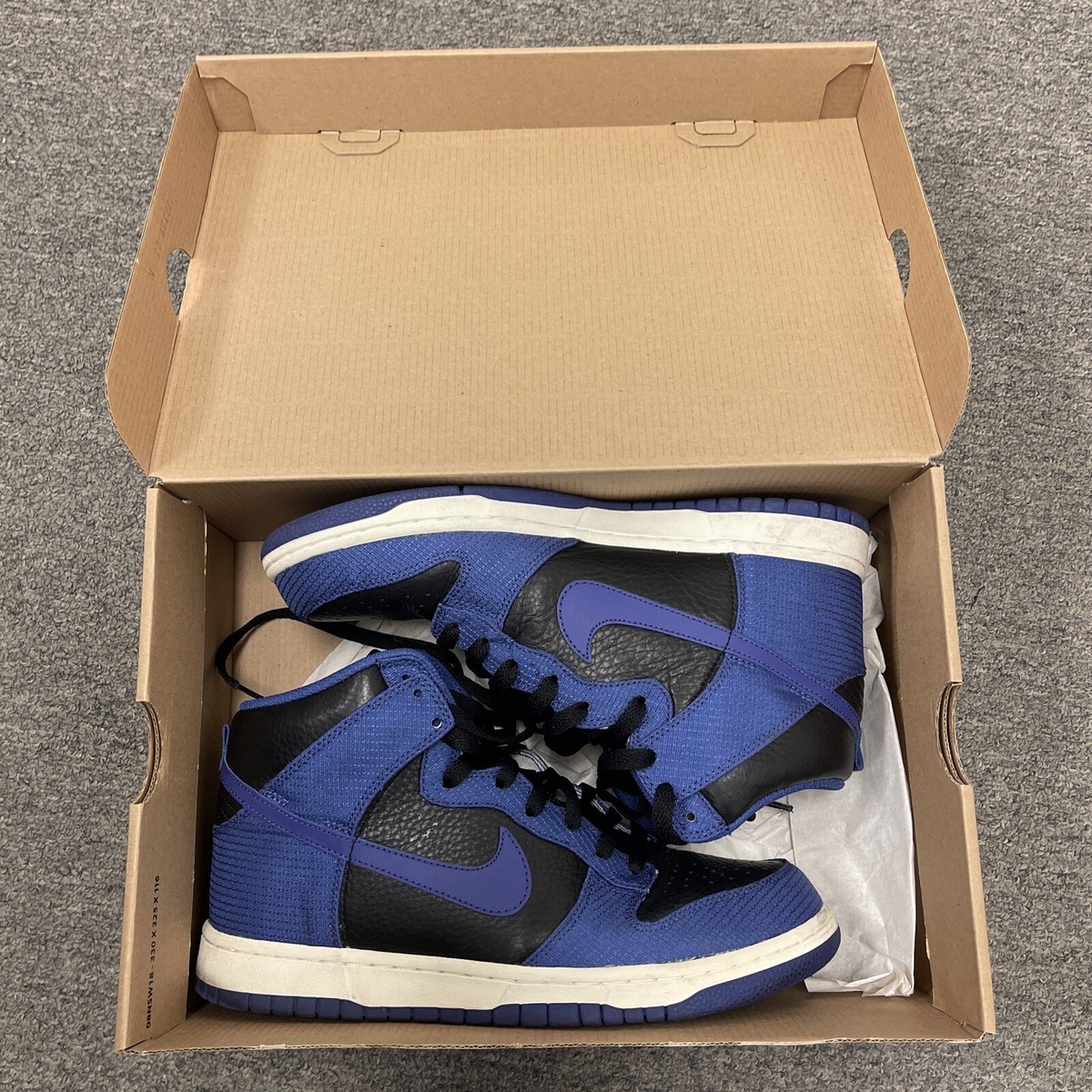 nike dunk high black wicked purple