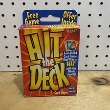 HIT THE DECK CARD GAME Age 6 & up New sealed cards in damaged box USA Made