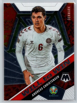 2021 Panini Mosaic UEFA Euro 2020 Will to Win Andreas Christensen #5 Denmark