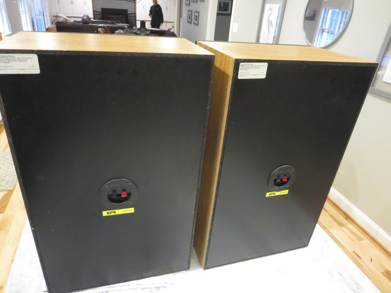 Pair Rare Vintage EPI T/E 100 Time Energy Stereo Speakers Refoamed Epicure eBay