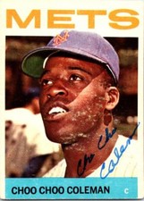 Choo Choo Coleman autographed baseball card (New York Mets) 1964 Topps #251