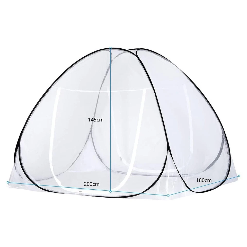 Sekey Pop-up Moskitonetz Faltbare Moskitonetz für Doppelbett Bett Insektenschutz - Bild 4 von 4