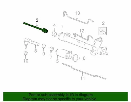 Barra de amarre interior genuina GM 2004-2012 Chevrolet Pontiac Saturn Malibu Aura 15944072 Foto 2 de 2