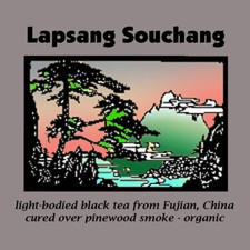 Travelers Lapsang Souchong Organic Black Tea, loose/bulk from 3.25 1 oz.